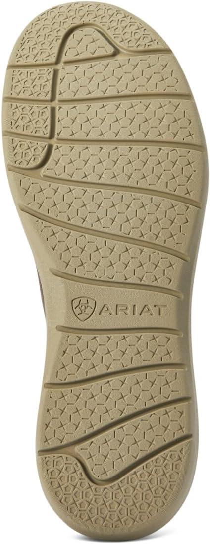 imageARIAT Mens Hilo Stretch SneakerDark TanRust Aztec Print