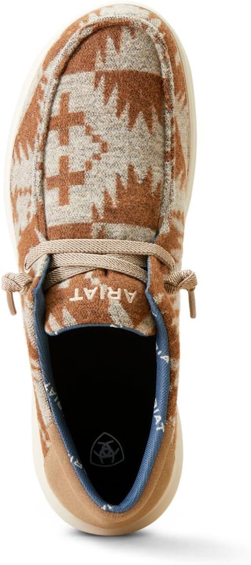 imageARIAT Mens Hilo Stretch SneakerTan Blanket WoolyTan