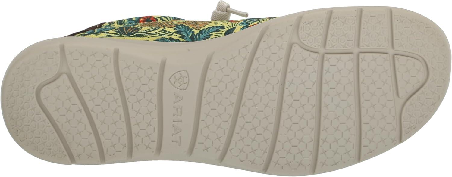 imageARIAT Mens Hilo Stretch SneakerYellow Mojave PrintBlanket Suede