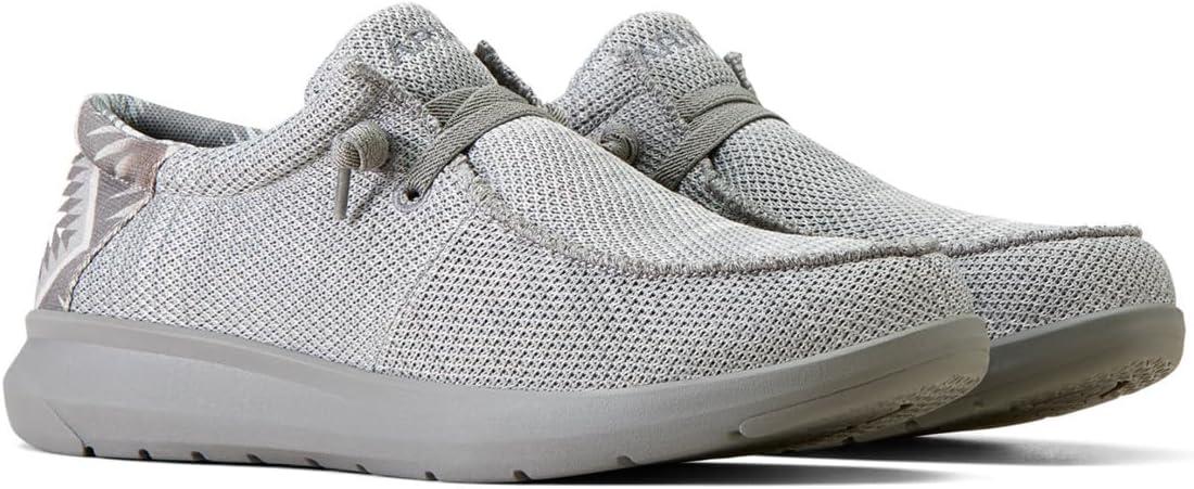 imageARIAT Mens P27779mFooLight HeatherGrey Southwest Print