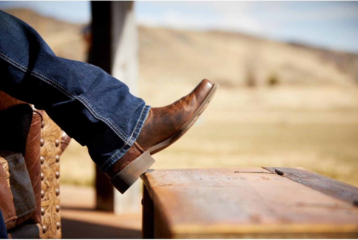 imageARIAT Mens Rambler Western BootEarthBrown Bomber