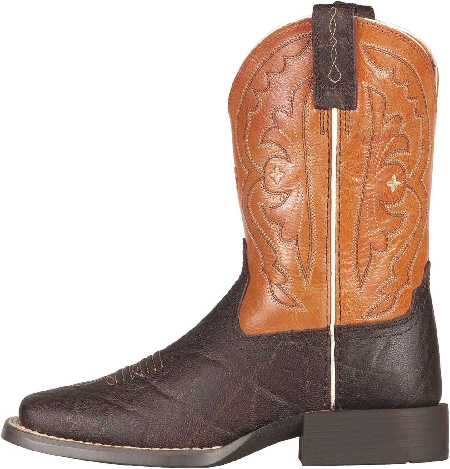 imageARIAT Workhog Wide Square Toe H2O Mens BootBrown Oiled RowdyRoyal