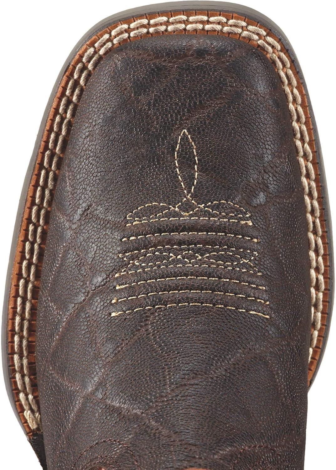 imageARIAT Workhog Wide Square Toe H2O Mens BootBrown Oiled RowdyRoyal