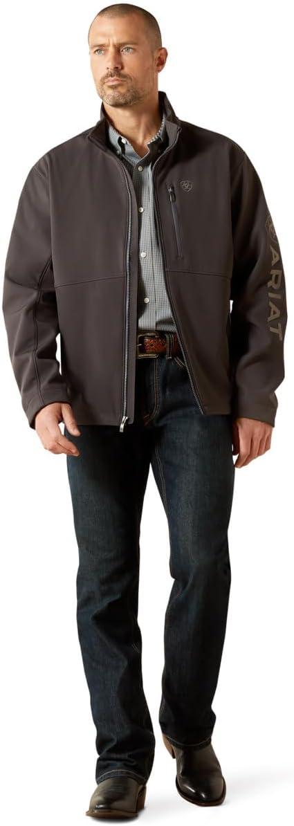 imageARIAT mens Logo Softshell JacketPhantom