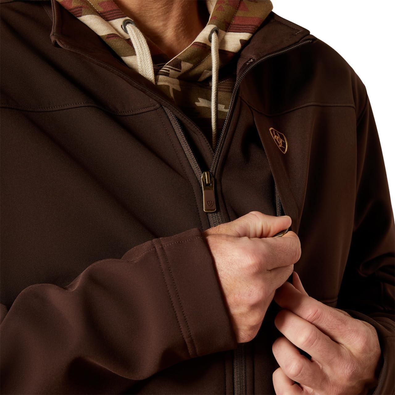 imageARIAT mens Vernon Softshell JacketCoffee Bean