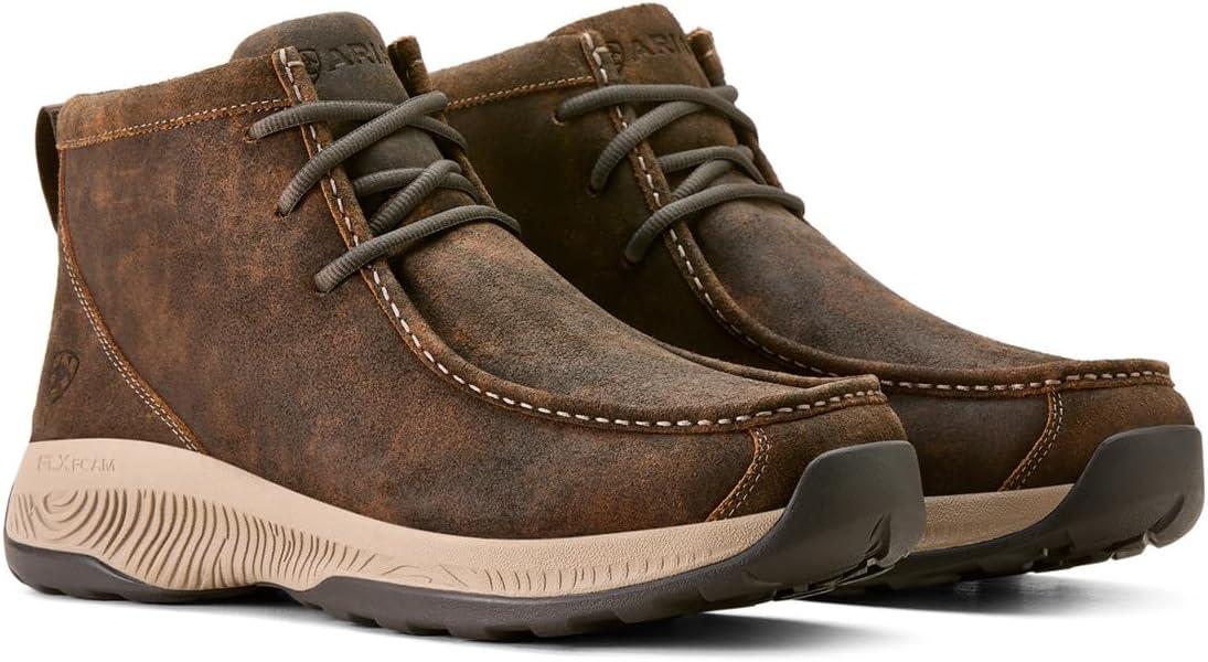 imageAriat Mens Spitfire All Terrain Tan Distressed CasualWestern Brown