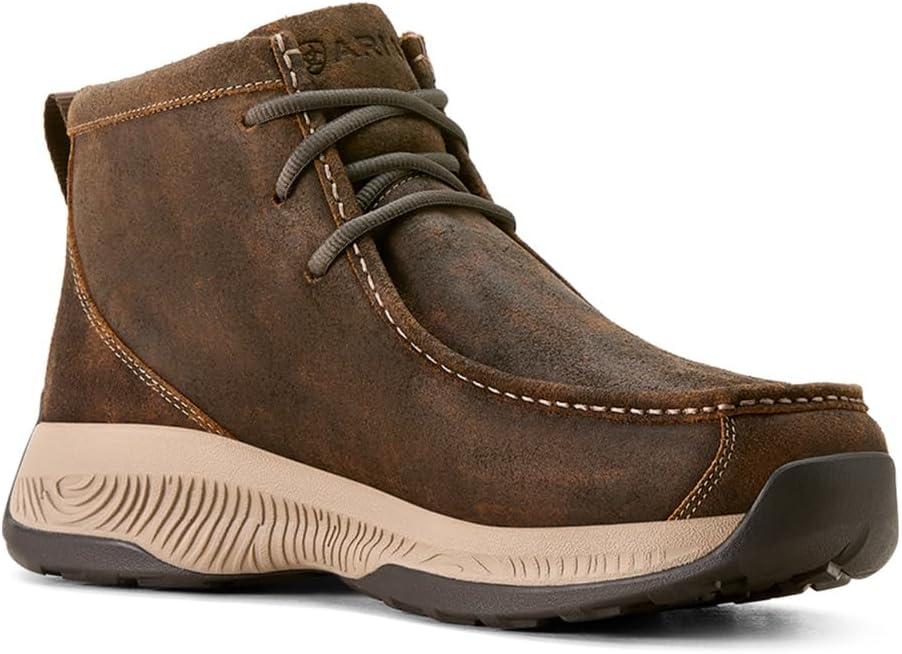 imageAriat Mens Spitfire All Terrain Tan Distressed CasualWestern Brown