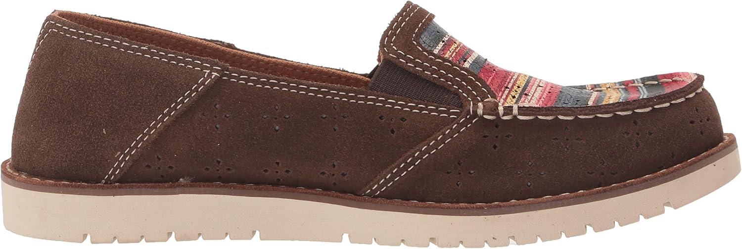 imageAriat Womens Cruiser Azteca Black SuedeGold Glitter CasualBarley