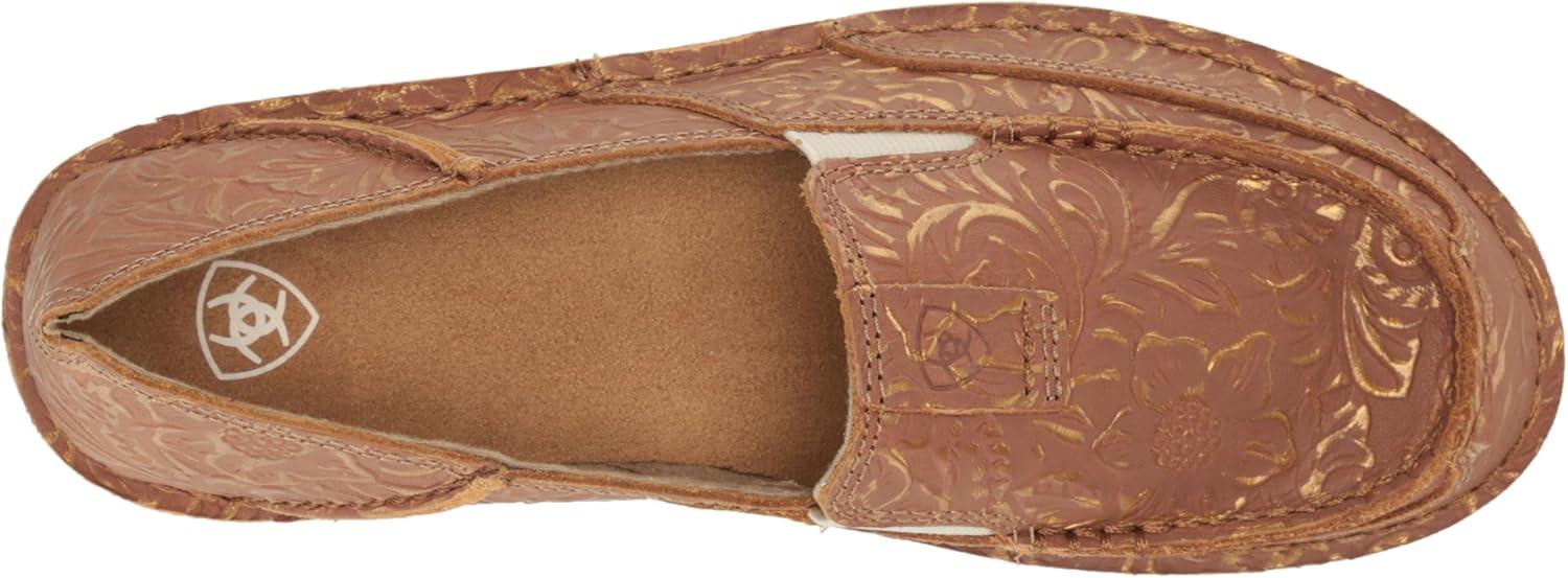 imageAriat Womens Cruiser Azteca Black SuedeGold Glitter CasualBronze Blanket Emboss