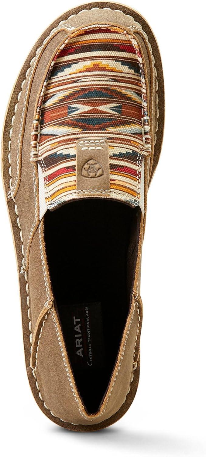 imageAriat Womens Cruiser Azteca Black SuedeGold Glitter CasualBrown BomberSanta Fe Mustard