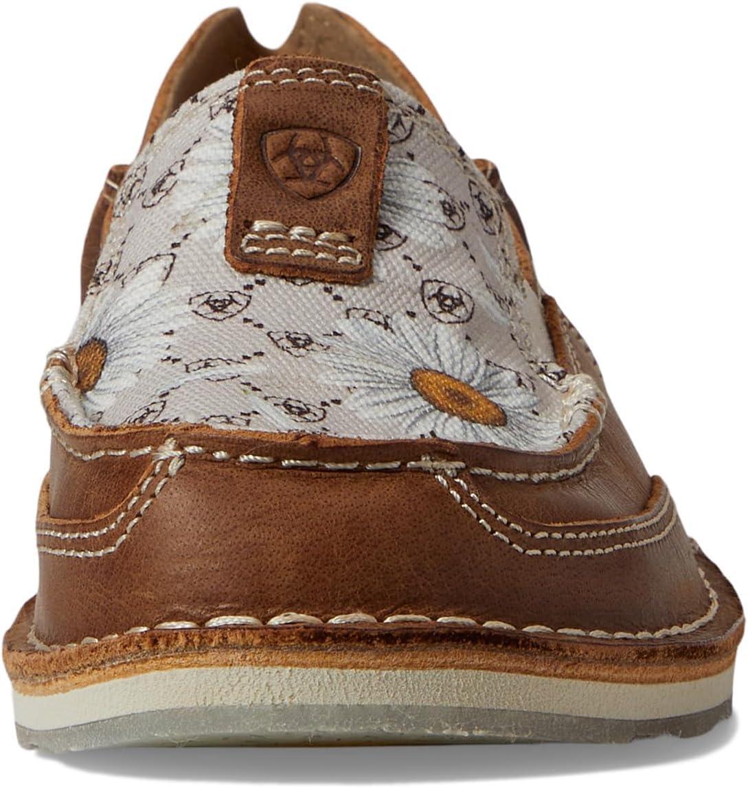 imageAriat Womens Cruiser Azteca Black SuedeGold Glitter CasualCarmella BrownDaisy Logo Print