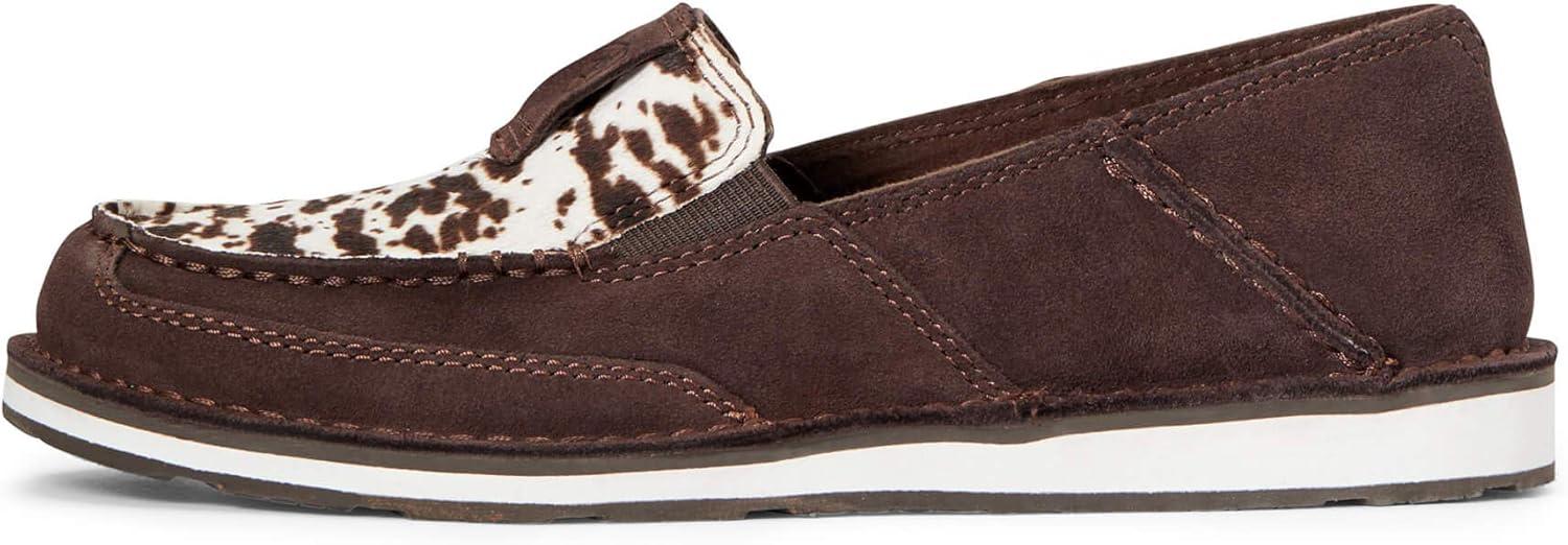imageAriat Womens Cruiser Azteca Black SuedeGold Glitter CasualChocolate Chip SuedeSpotted Hair on