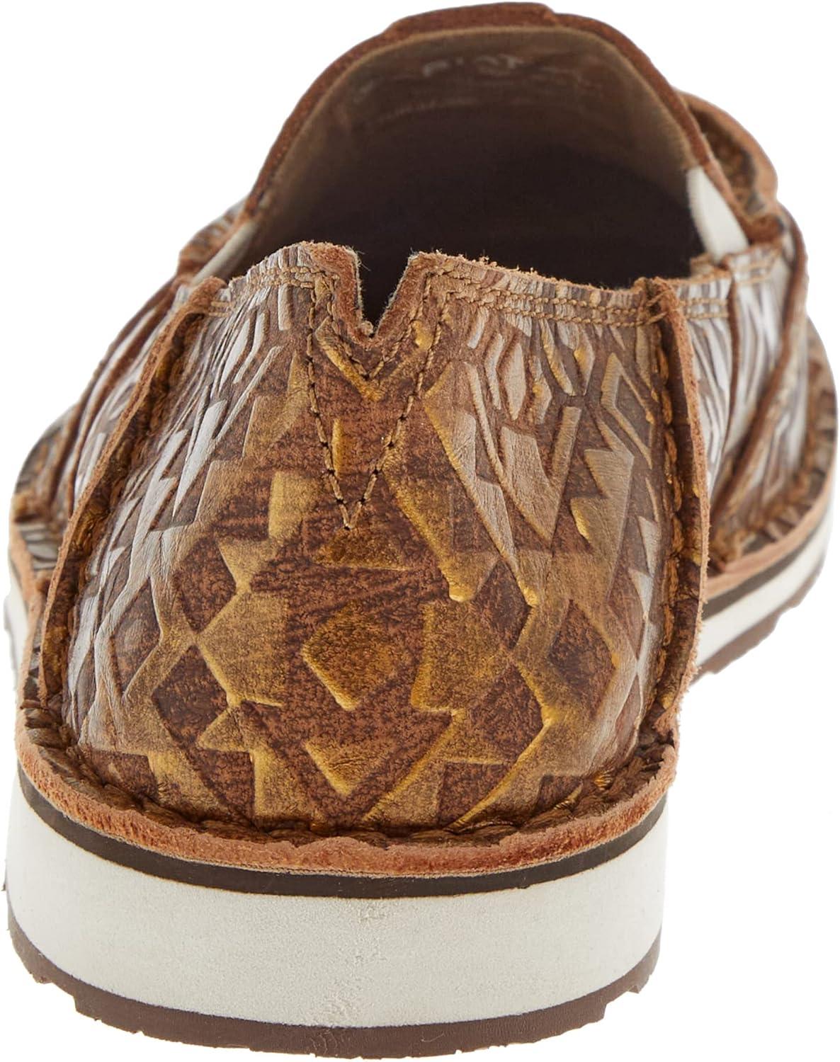 imageAriat Womens Cruiser Azteca Black SuedeGold Glitter CasualCopper Blanket Emboss