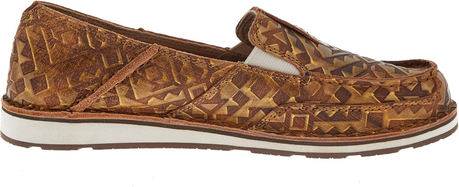 imageAriat Womens Cruiser Azteca Black SuedeGold Glitter CasualCopper Blanket Emboss