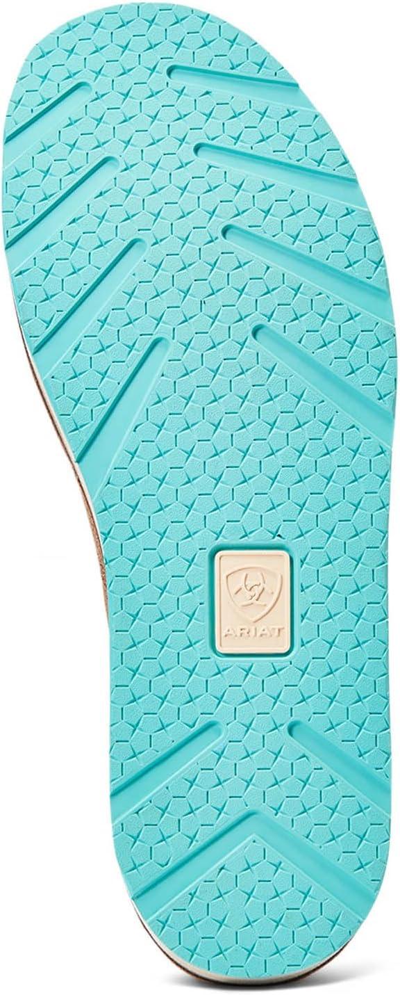 imageAriat Womens Cruiser Azteca Black SuedeGold Glitter CasualCopper MetallicBucking Turq