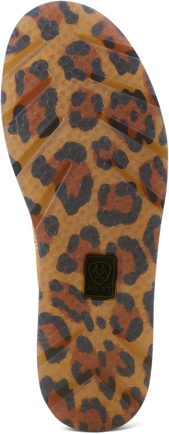 imageAriat Womens Cruiser Azteca Black SuedeGold Glitter CasualCream Cheetah Hair onDark Tan Suede