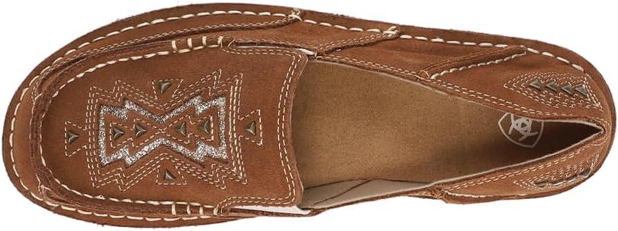 imageAriat Womens Cruiser Azteca Black SuedeGold Glitter CasualGinger SuedeLight Gold Glitter