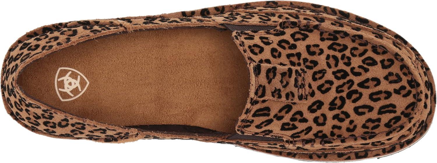 imageAriat Womens Cruiser Azteca Black SuedeGold Glitter CasualLikely Leopard