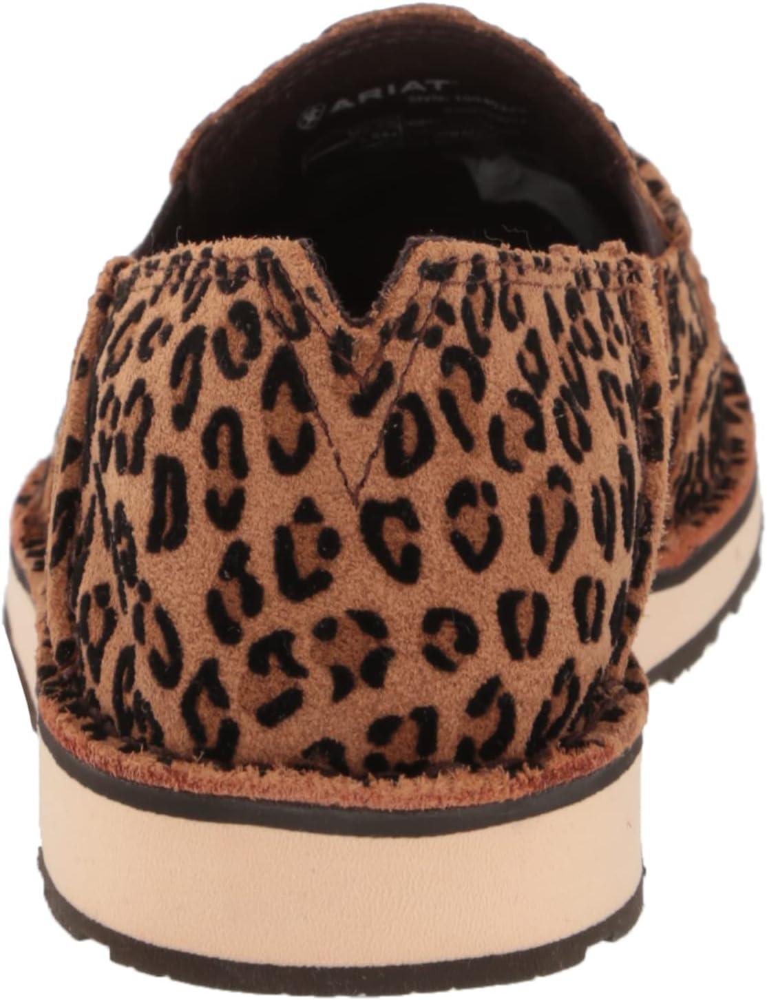 imageAriat Womens Cruiser Azteca Black SuedeGold Glitter CasualLikely Leopard