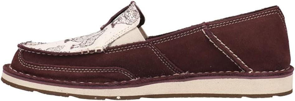 imageAriat Womens Cruiser Azteca Black SuedeGold Glitter CasualWine