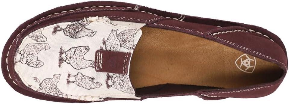 imageAriat Womens Cruiser Azteca Black SuedeGold Glitter CasualWine