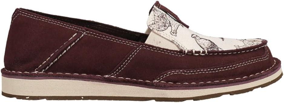 imageAriat Womens Cruiser Azteca Black SuedeGold Glitter CasualWine