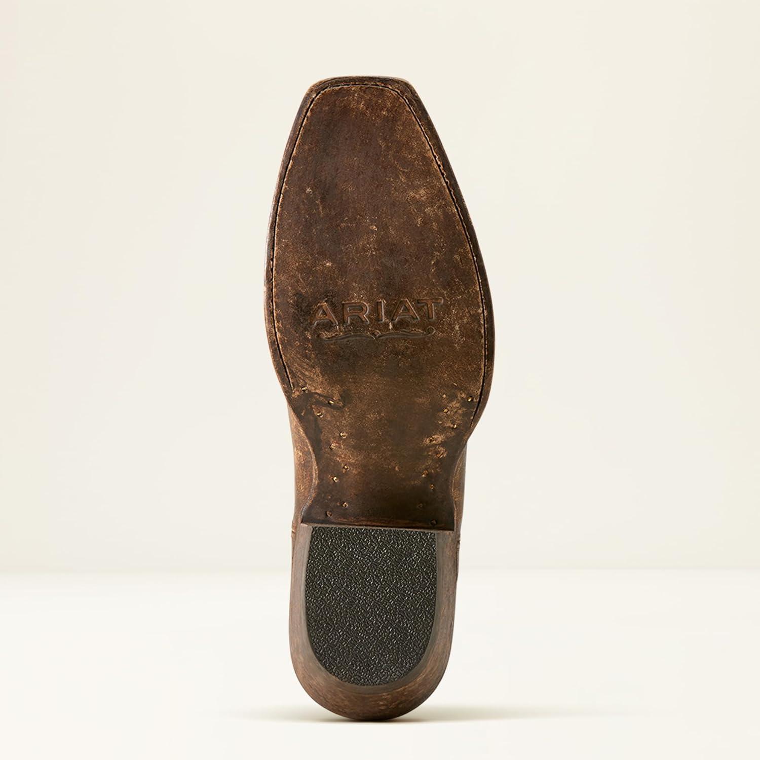 imageAriat Womens Yellowstone Stockman Western BootDistressed Tan