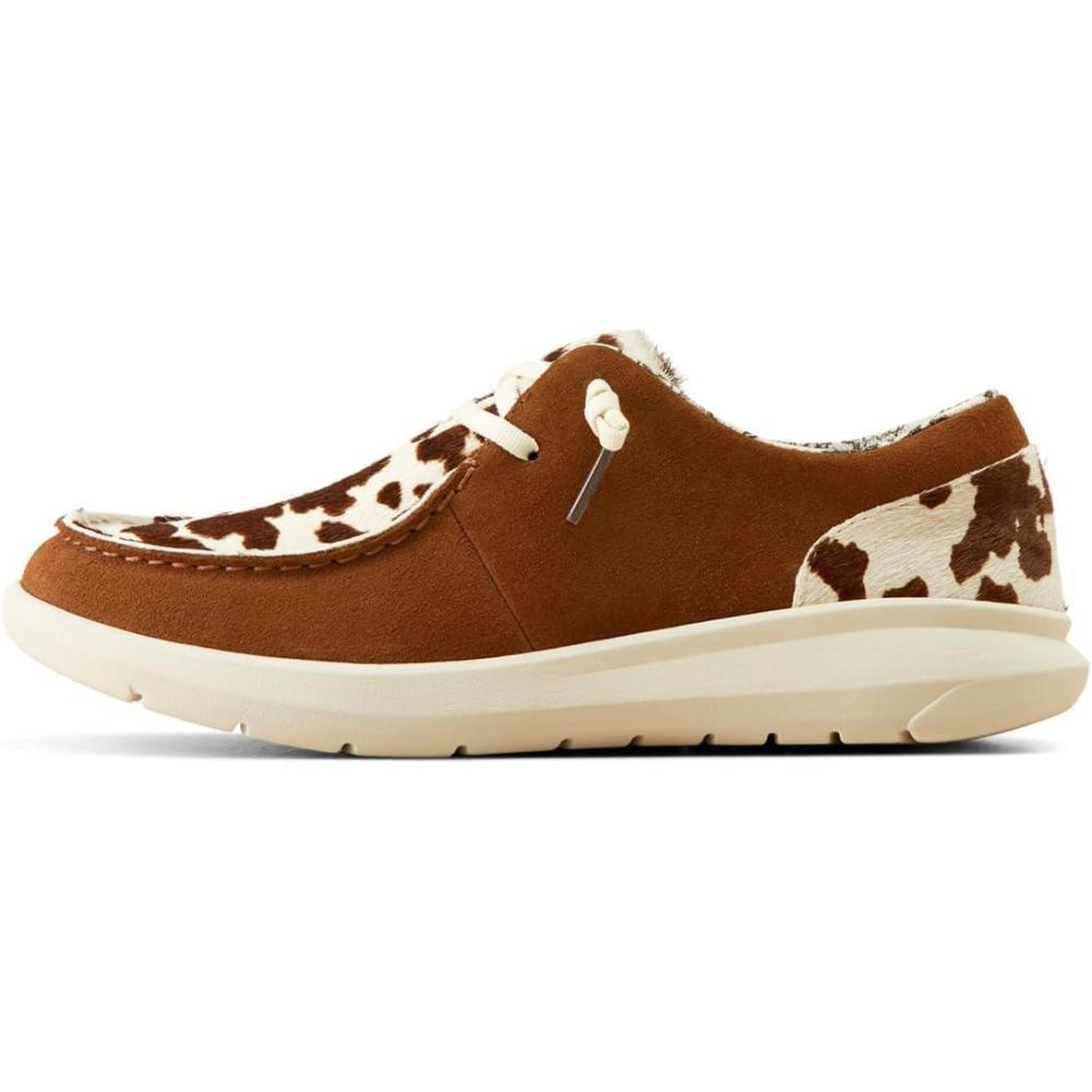 imageARIAT Hilo Womens Slip OnCow Hair onGinger Suede