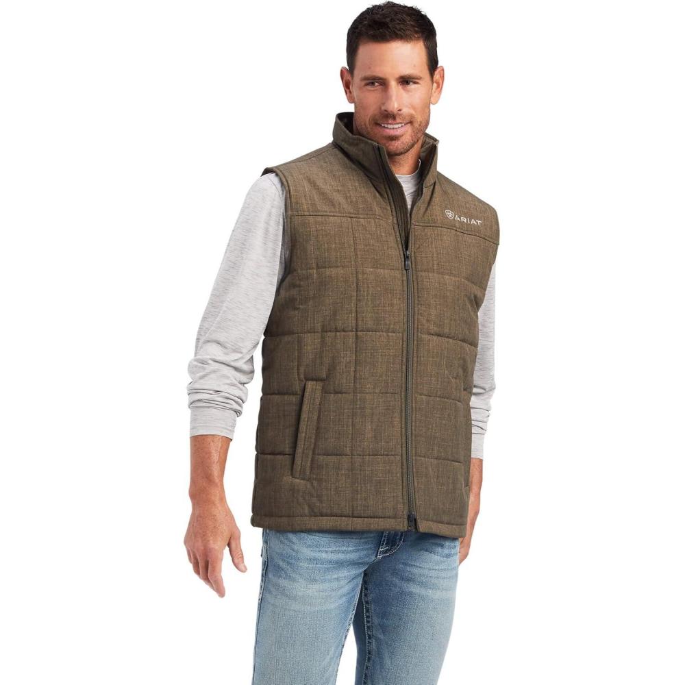 imageARIAT Mens Crius Insulated Vest Majolica BlueCrocodile