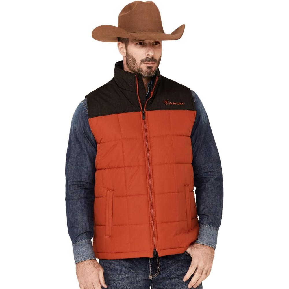 imageARIAT Mens Crius Insulated Vest Majolica BlueRooibos TeaEspresso