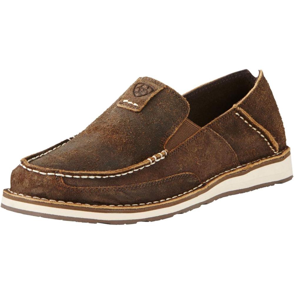 imageARIAT Mens Cruiser Boat ShoeRough Oak