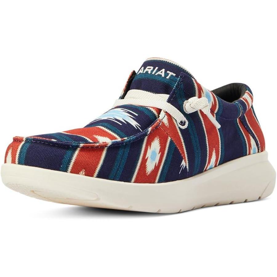 imageARIAT Mens Hilo Stretch SneakerCristo Navy