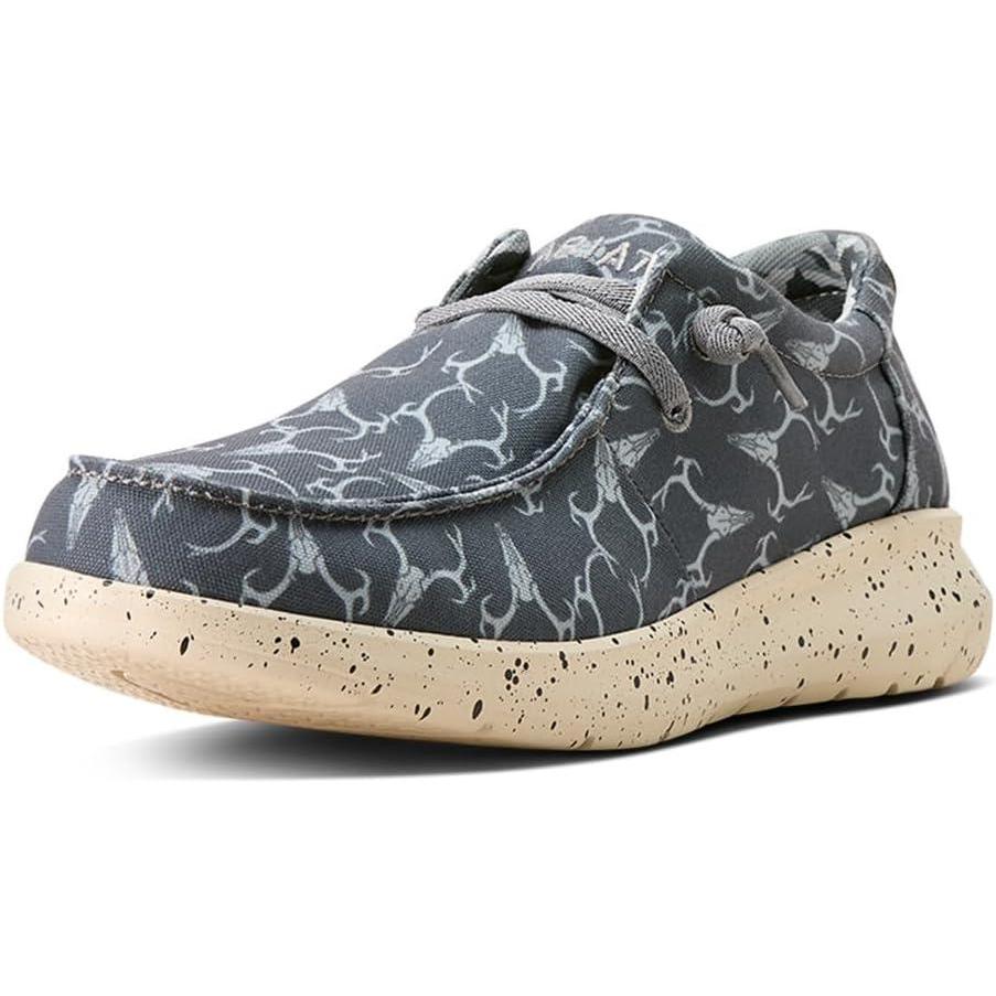 imageARIAT Mens Hilo Stretch SneakerGrey Deerskull
