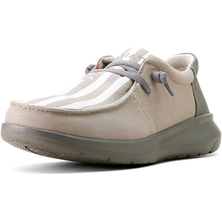 imageARIAT Mens Hilo Stretch SneakerGreyAmerican Flag