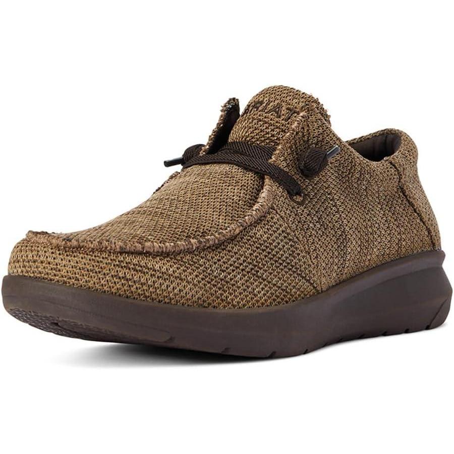 imageARIAT Mens Hilo Stretch SneakerHeather Tan