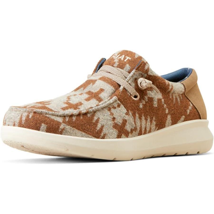 imageARIAT Mens Hilo Stretch SneakerTan Blanket WoolyTan