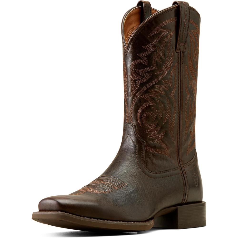 imageARIAT Sport Herdsman Mens BootBurnished Chocolate