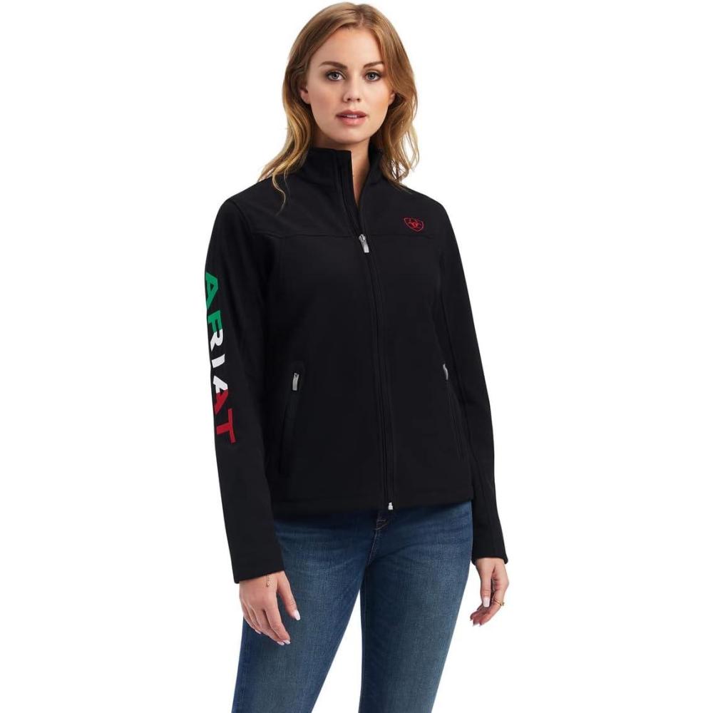 imageARIAT Womens Classic Team Softshell Brand JacketMex Black