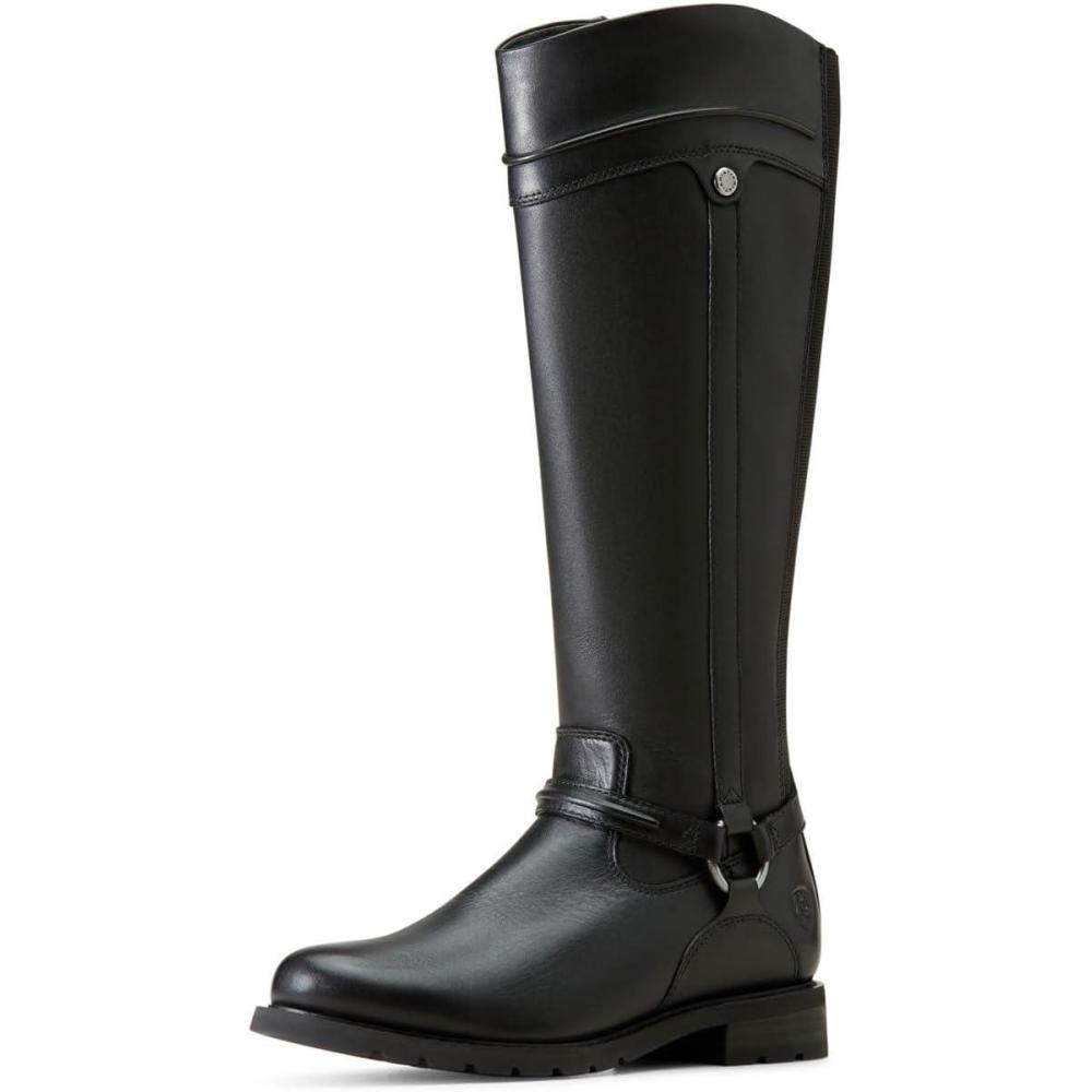 imageARIAT Womens Scarlet Waterproof Boot Knee HighBlack