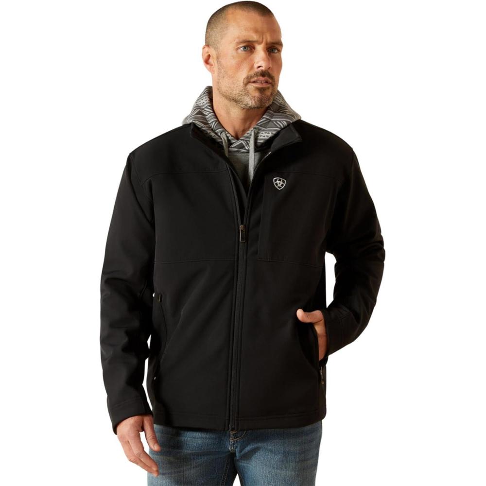 imageARIAT mens Vernon Softshell JacketBlack