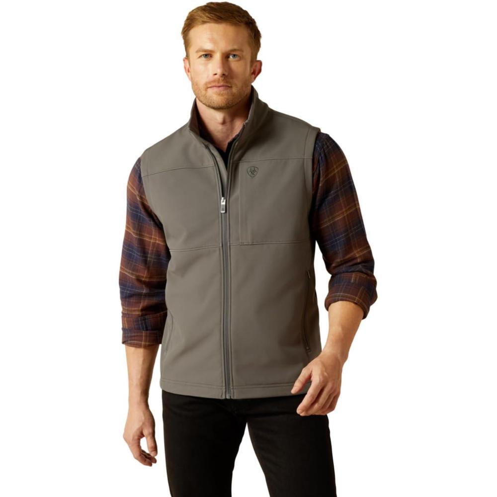 imageARIAT mens Vernon Softshell VestGrey