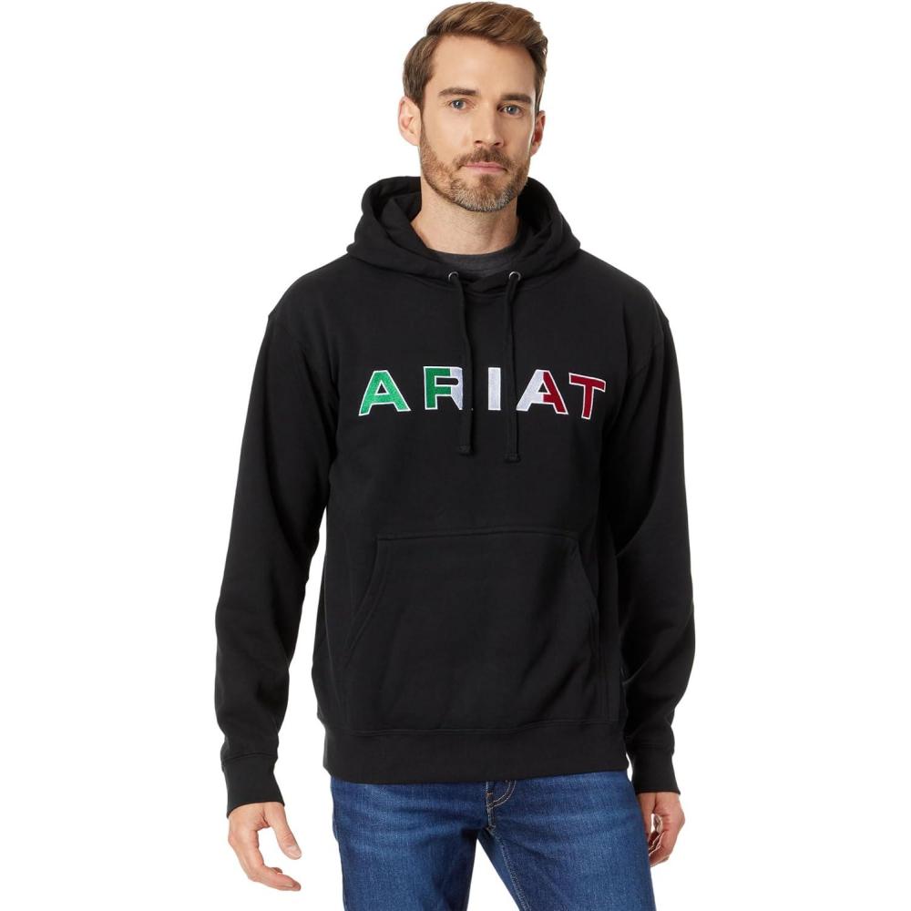 imageAriat Mens Hooded SweatshirtMexico Black