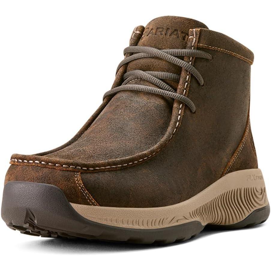 imageAriat Mens Spitfire All Terrain Tan Distressed CasualWestern Brown
