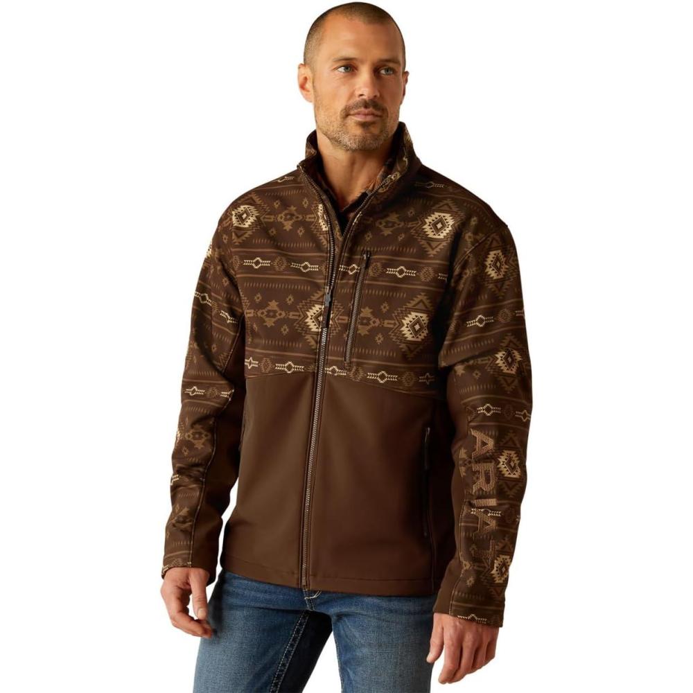 imageAriat Mens Team JacketBanyan Bark Southwest Print