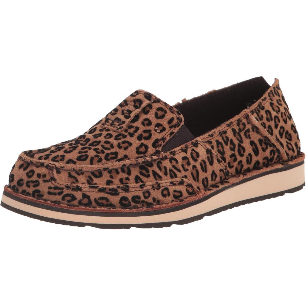 imageAriat Womens Cruiser Azteca Black SuedeGold Glitter CasualLikely Leopard