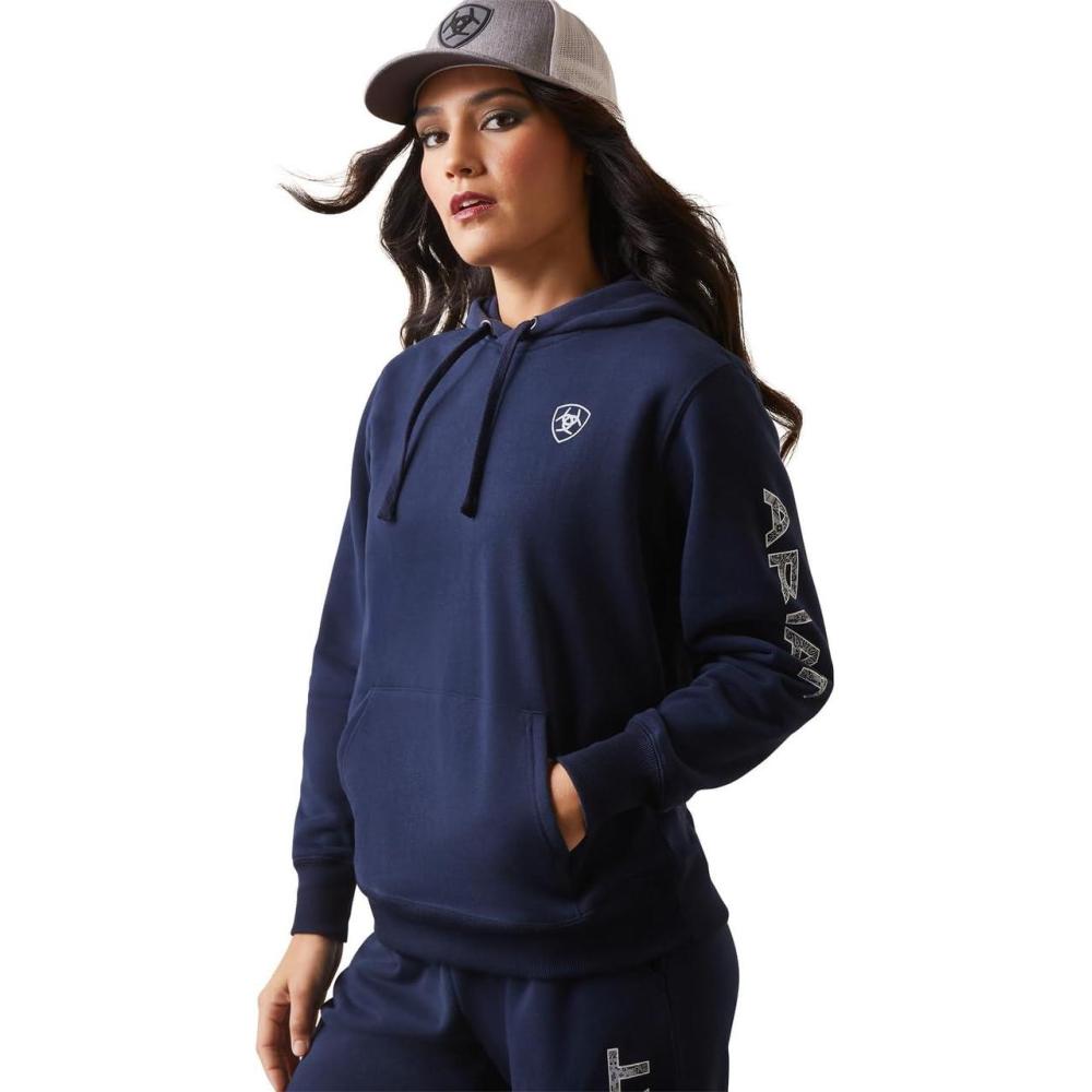 imageAriat Womens Hooded SweatshirtNavy Eclipse