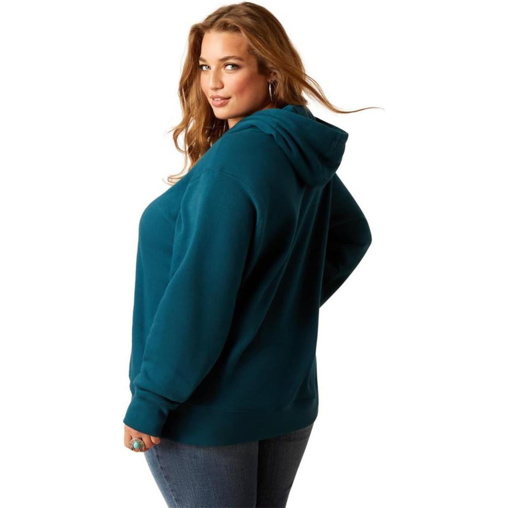 imageAriat Womens Hooded SweatshirtReal Flora Reflecting Pond