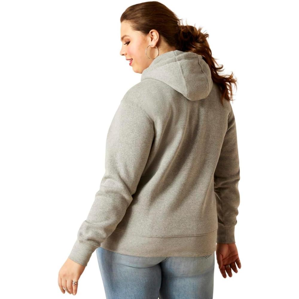 imageAriat Womens Hooded SweatshirtReal Grazing Heather Grey