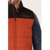 ARIAT Men’s Crius Insulated Vest, Majolica Blue(Rooibos Tea/Espresso)