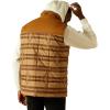 ARIAT Men’s Crius Insulated Vest, Majolica Blue(Tonal Serape|almond Khaki)
